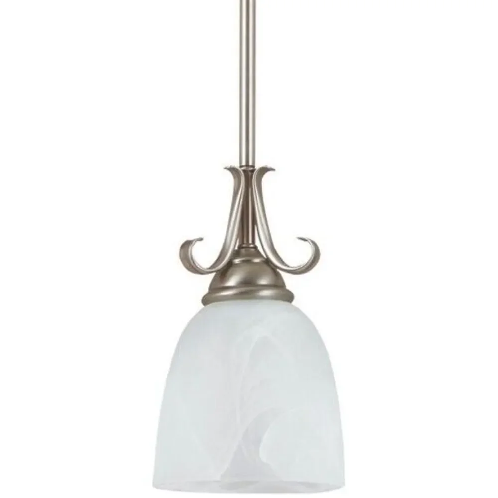 Sea Gull Lighting 61316-965 Lemont‎ Antique Brushed Nickel Mini Pendant